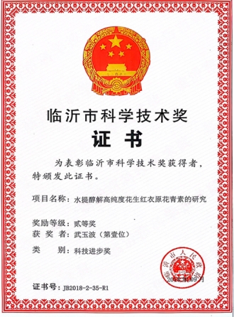 临沂市科学技术奖