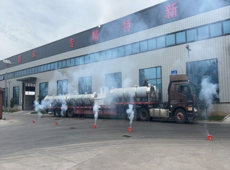 产能升级｜山东嘉禾全新提取设备顺利抵达厂区